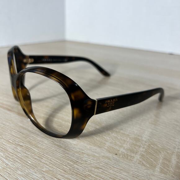 Prada SPR04O 2AU-6S1 Oversized Sunglasses Dark Tortoise Shell 62-18-130 main image 13